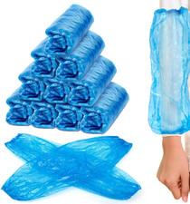 100 Pcs Disposable Arm Sleeves Covers Plastic Sleeve Protectors for Cleaning