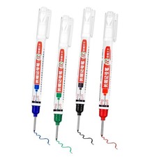 4 Pack Waterproof Oil-Based Paint Marker Pens - Quick Dry Medium Tip Colors
