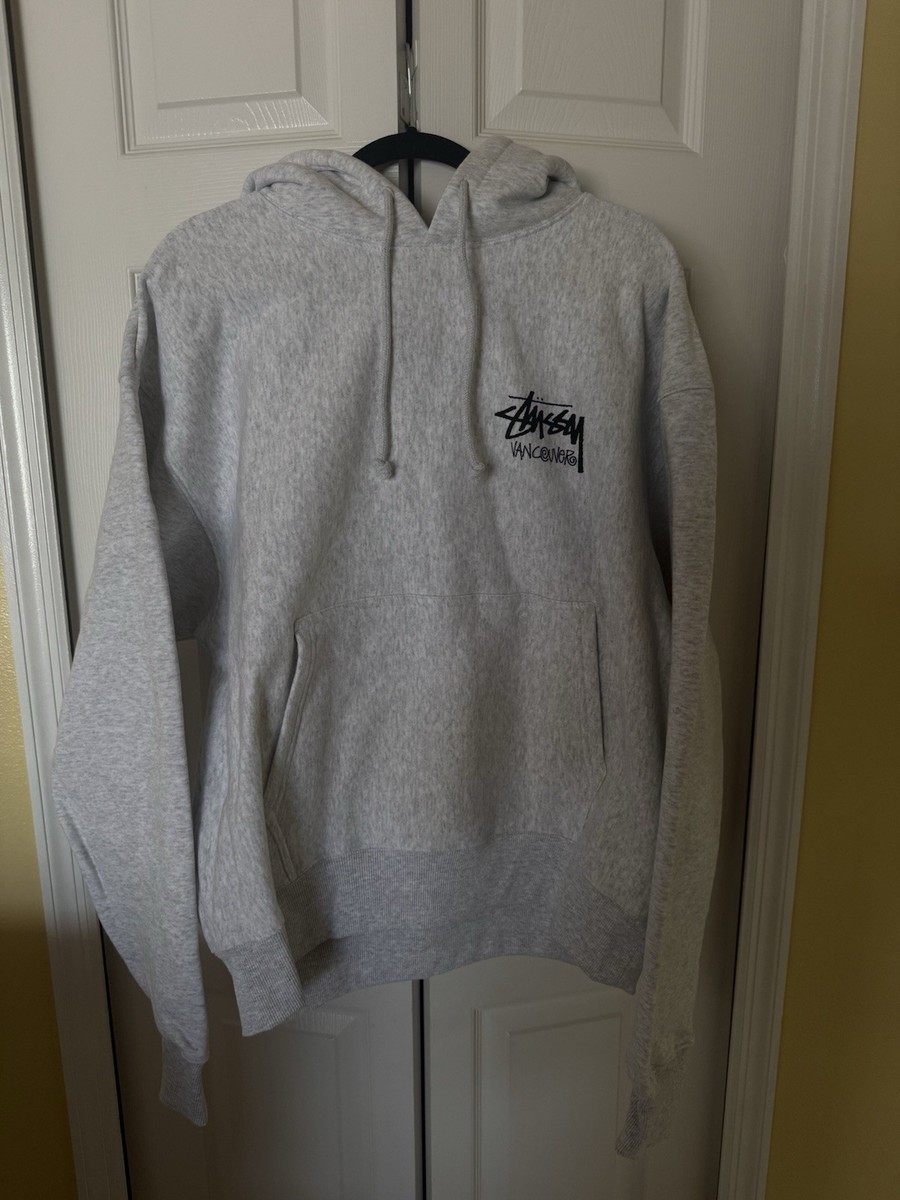 Size XL Stussy Vancouver Chapter Hoodie Heather Grey Extra Large