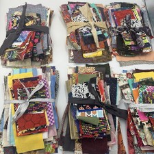 Slow Stitch Novelty Fabric Scraps Junk Journa...