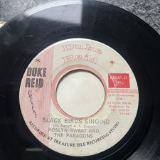 Roslyn Sweat black Birds Singing 1973 Jamaica duke Reid Vinyl 7