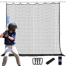 Baseball  Softball Backstop Nets,Sports Netting Barrier,10x10ft,