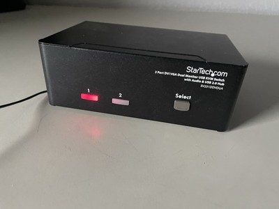 StarTech SV231DDVDUA   2-Port DVI/VGA KVM-Switch 