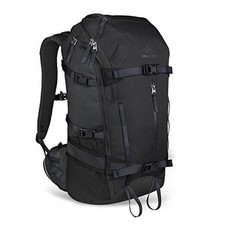 Ski Hydration Backpack, 30L Snowboard Travel Bag 900D Polyester Water Black