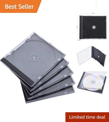 High-Quality 10.4mm CD Jewel Cases - Clear Design for Easy Access & Visibility