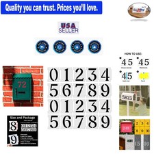 2 Inch Curb Address Number Stencil Kit 0-9 20 Pcs Reusable Mylar Templates