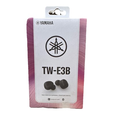 Yamaha TW-E3B Premium Sound True Wireless Earbuds Headphones - Black