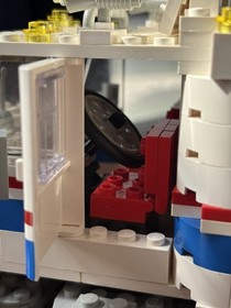 Vintage Lego Model Team 5580 Highway Rig (missing 2 pcs & stickers, no manual)