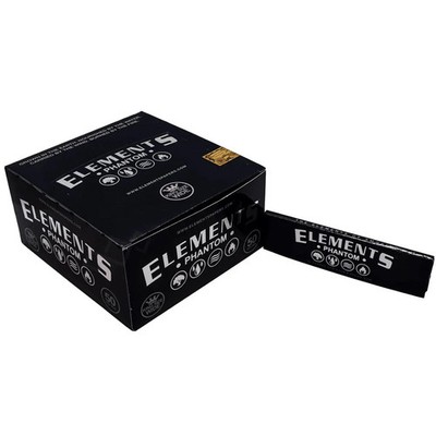ELEMENTS King Size WIDE Phantom Blättchen - Ultradünn & langsam brennend (