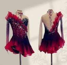 Customized figure skating competition dresses