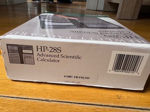 HP 28S unique graphic programmable calculator with 2 flaps Full package and box - Afbeelding 12 van 13