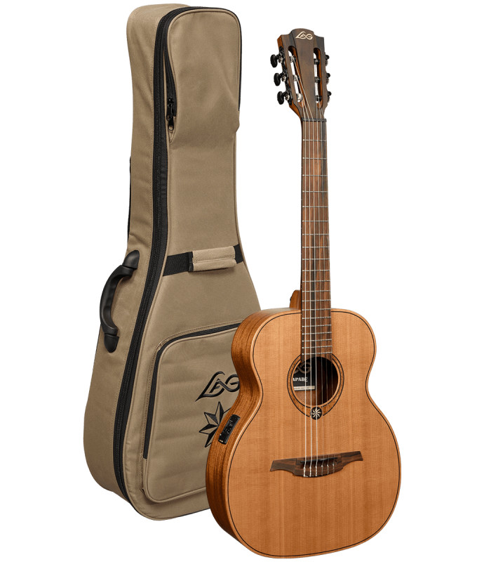 Guitare electro nylon Lâg d'exception, lutherie raffinée Escapade Nylon Red Cedar - 3