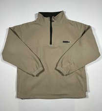 SierraWest Sweater Mens Small Tan Fleece Quar...