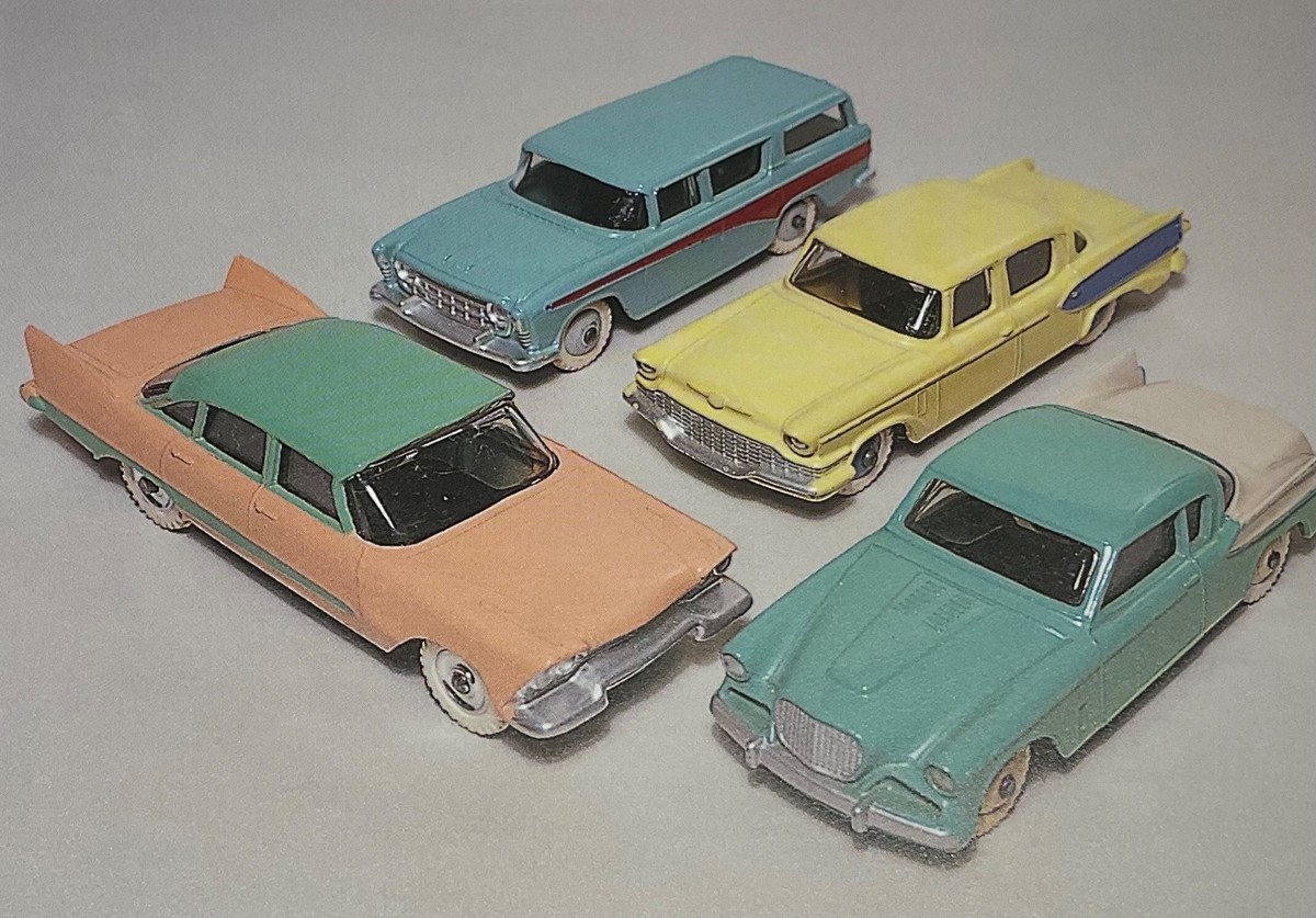 4 DINKY, CORGI New WHITE tires 15 mm late 1950's 1960's with