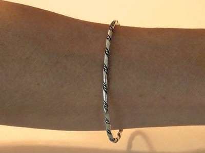 VINTAGE STERLINGSILBER MONET SEIL GEDREHT ARMREIF ARMBAND