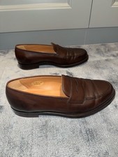 Edward Green Pimlico Penny Leather Loafers Shoes UK10 US10.5 RRP &pound;1240