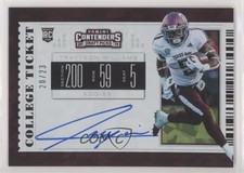 2019 Contenders Draft Picks Cracked Ice Ticket 20/23 Trayveon Williams Auto 9r9