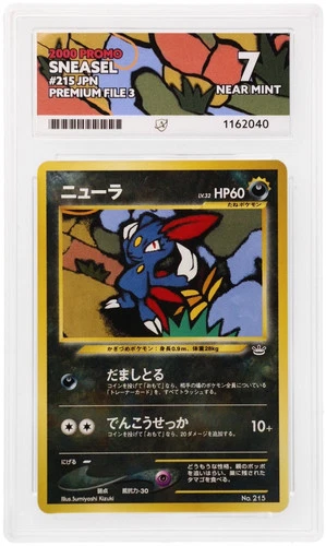 ACE 7   - Sneasel - 215 - Promo - Pokemon - Premium File 3 Japanese