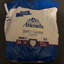 1 Single Vintage Attends Diaper With Waistband 3 Attends tapes SIZE MEDUIM