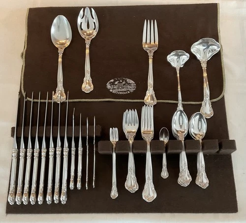 Gorham Chantilly Sterling Silver 8-Piece set, with serving pieces - 60 pieces