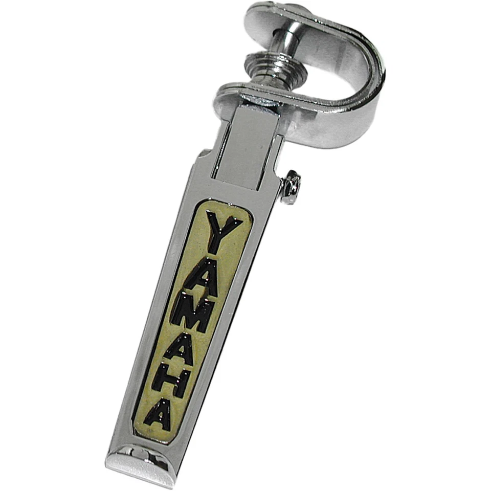 Par de clavijas de reposapiés plegables cromadas/doradas - Inserto personalizado para Yamaha 2fm-11-7323y Foto 4 de 4