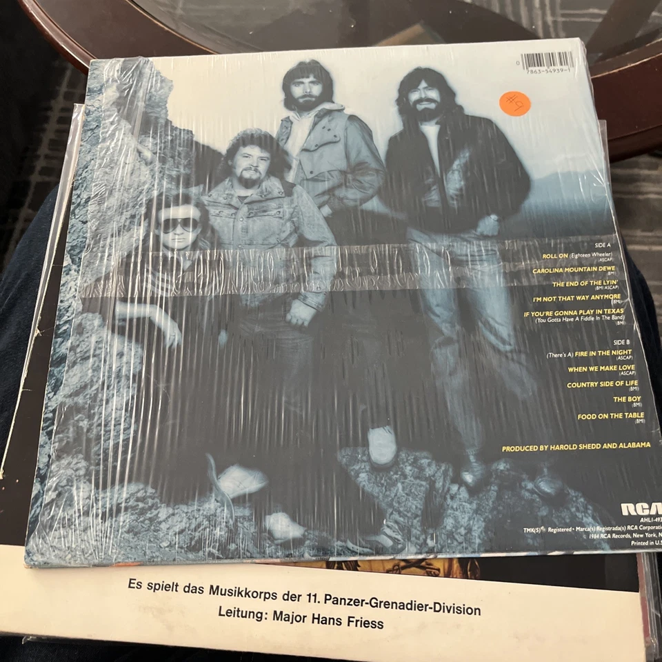 Alabama Roll On 1984 Vinyl LP RCA Records AHL1-4939 — 第 2/3 张图片