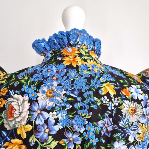 Rabanne H&M Top Floral Chloe Sevigny Broderie Anglaise Poplin Cotton Vest Small - Picture 9 of 11