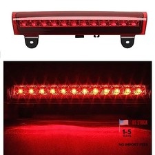 High Mount 3rd Third Brake Light Cargo Light 2000-2006 Chevy GMC Red Housing