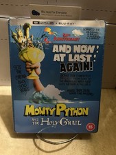 Monty Python and the Holy Grail 4K SteelBook Blu-ray (UK)[1975] No Dent ShpNxtDy