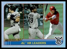2021 Topps Big League Rainbow Foil AL HR Leaders 039/199 #254