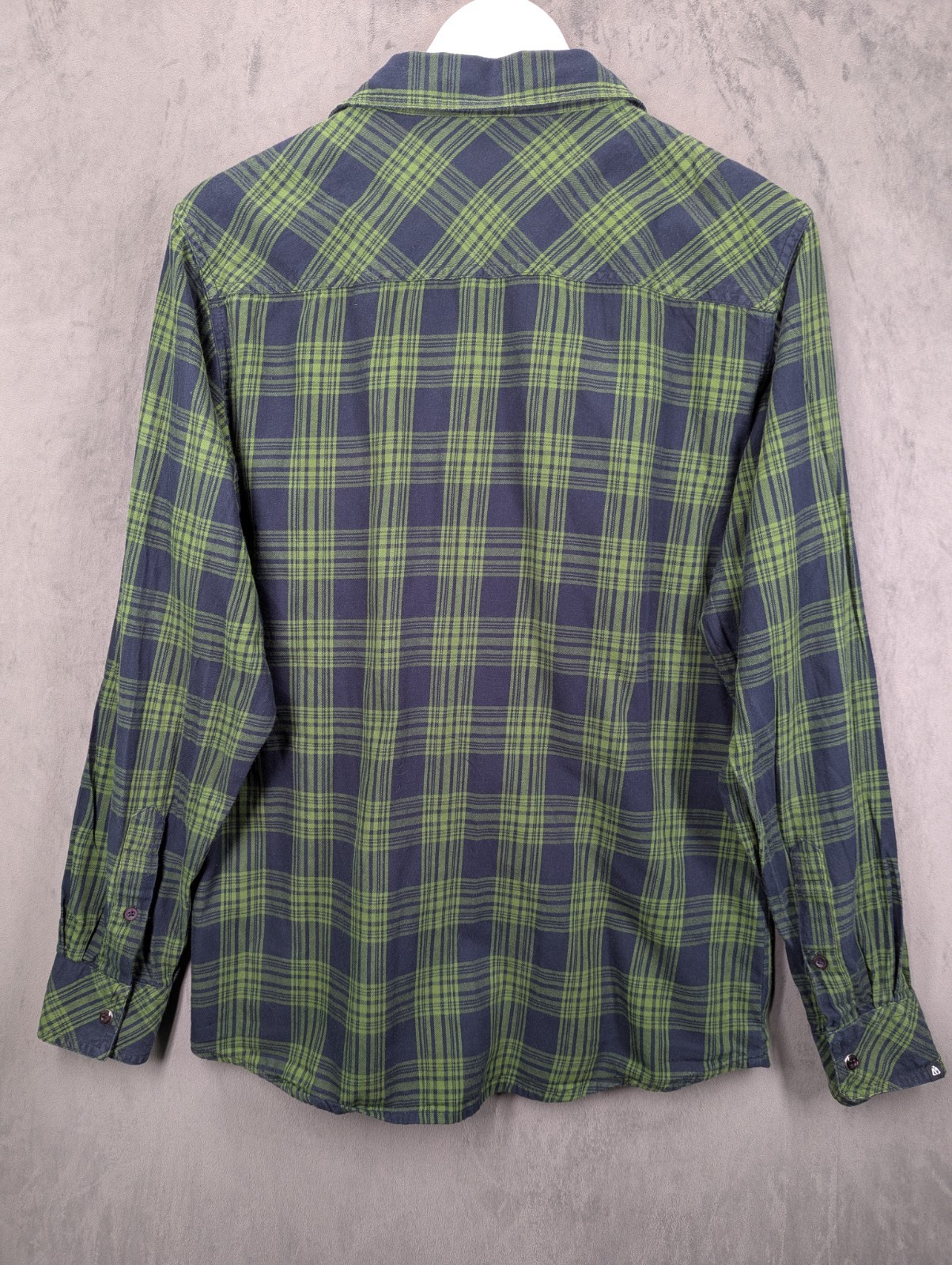 Matix Men's Flannel Plaid Snap Up Shirt Size Medium Progress Army Long Sleeve image 5