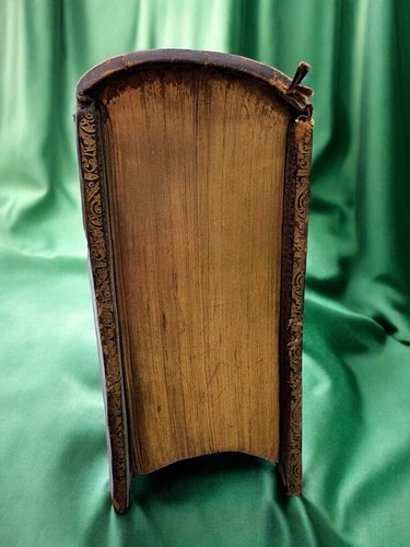 ANTIQUE 1880 Family HOLY BIBLE Sculpted Leather Over 1500 Engravings Dictionary - Picture 7 of 24