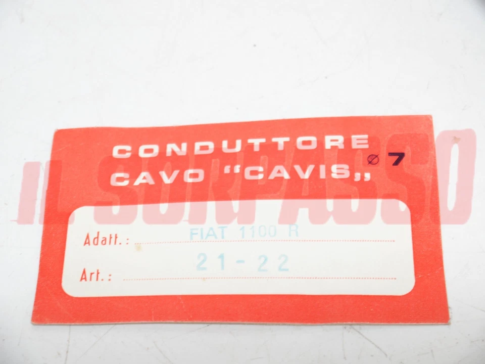 Cables Cables Bujías Fiat 1100 R Original Cavis Foto 2 de 2