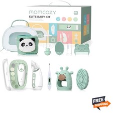 Superior Newborn Baby Kit with Electric Nail File  Nasal Aspirator - Green