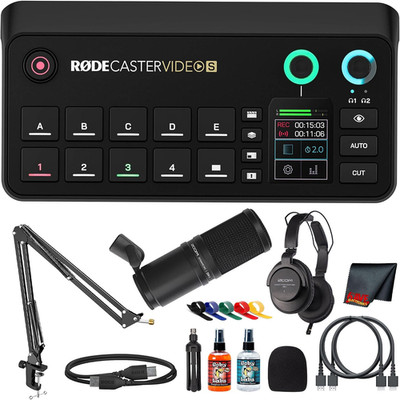 caster Video S All-In-One Video Console | Production Switcher with Integrated Au