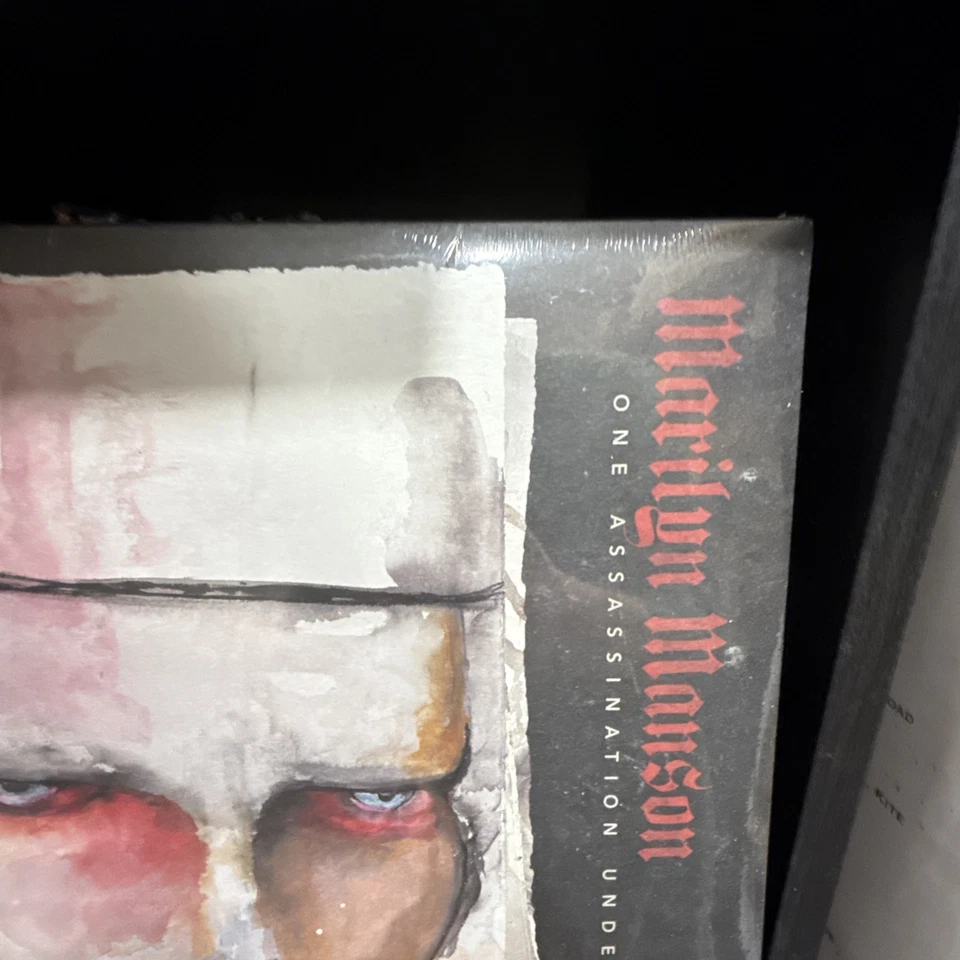 Marilyn Manson - One Assassination Under God LE of 300 Tan & Black Smoke Vinyl - Image 3 of 4