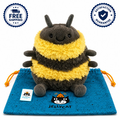 Albee Bee Plush NWT Soft Stuffed Bumble Bee Toy Gift w/ Tag & Dust Bag