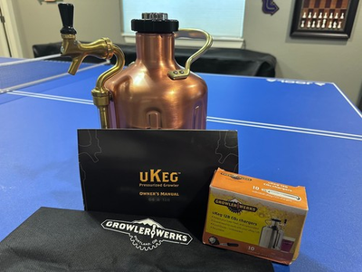 #ad #ad GrowlerWerks uKeg 128 Copper Pressurized Growler – New with Manual $165.00
