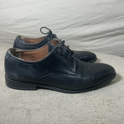 Florsheim Mens 9.5EEE Black Leather Cap Toe Oxford Dress Shoes 14220-001
