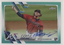 2021 Topps Chrome Rookie Aqua Refractor 7/199 Patrick Weigel #RA-PW Auto 7i2