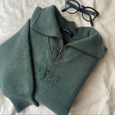 USED YVES SAINT LAURENT KNITWEAR GREEN GOOD