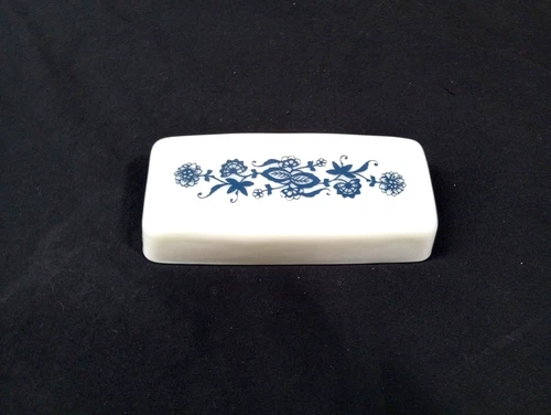 Vintage Pyrex Blue Onion Old Town Blue Butter Dish Lid/Cover Only