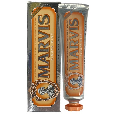 Marvis Ingwer neuwertig Geschmack Luxus italienische Zahnpasta 85ml verpackt