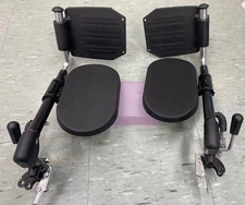 MLE Elevating Legrest Pair Combo/Black QLD Stock Warehouse Price Leg Rest Deluxe