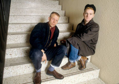 Erasure in Munich Andy Bell Vince Clarke 1985 OLD MUSIC BAND PHOTO 6