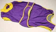 Dog Recovery Suit XL After Surgery Wound Protection 19" Back Length *Dirty Spot*