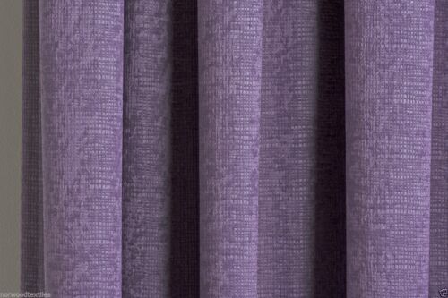 MATRIX PLAIN THERMAL WOVEN BLOCK OUT LINED CURTAINS 3" PENCIL PLEAT TAPE TOP - Picture 47 of 48