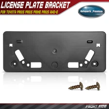 Front License Plate Bracket with Mounting Hardwares for Toyota Prius 2023-2024