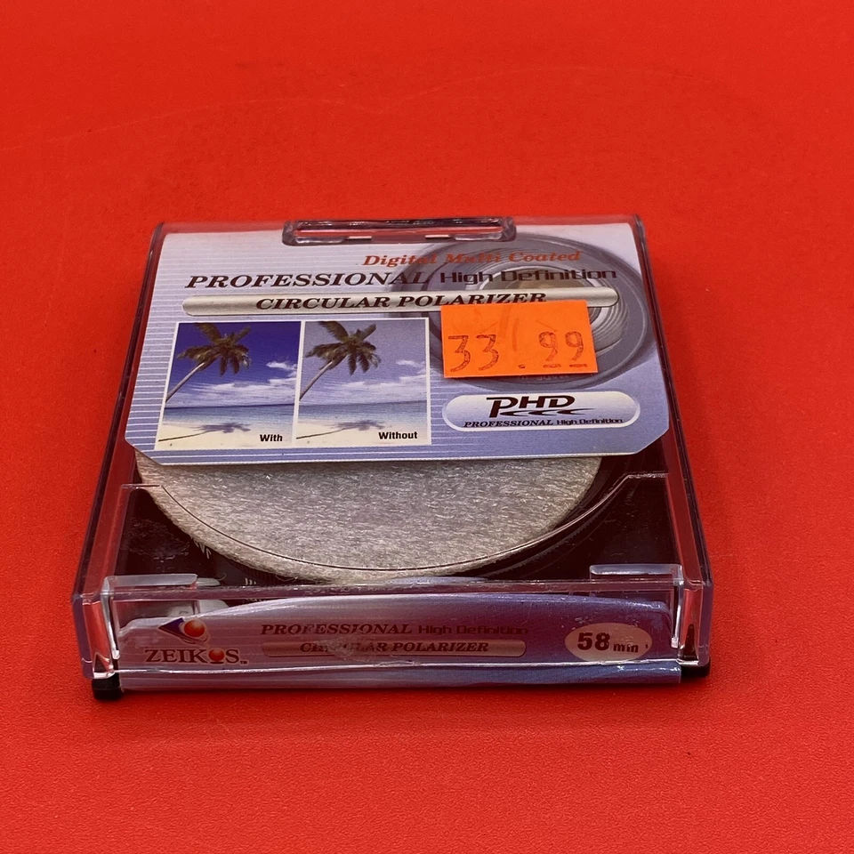 Zeikos Digital Multi-Coated Prof High Def Circular Camera Lens Polarizer 58mm - Image 3 of 4