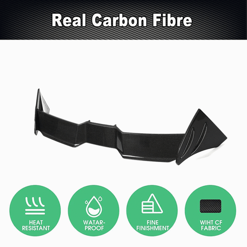 Carbon Heckspoiler Dachspoiler Heckflügel Lippe Passt für VW Golf 8 GTI 2021-23 - Picture 7 of 13